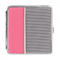 Preview: Angelo Zigaretten Etui Webstoff/Gummiert Rosa