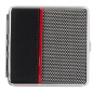 Preview: Angelo Zigaretten Etui Webstoff/Gummiert Schwarz