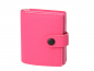 Preview: Angelo Zigaretten Etui Metall Lederimitat Pink