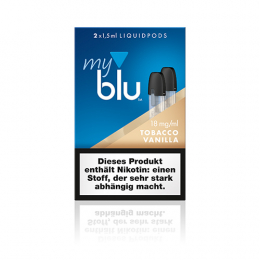 myblu tobacco vanilla Liquidpods 9mg