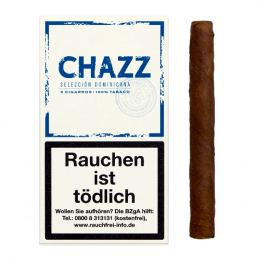 Chazz SelecciÃ³n Dominicana Cigarros Cortos 10 St/Pck