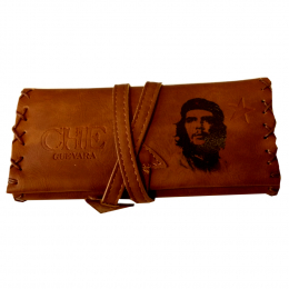 Tabakbeutel in Lederoptik Braun "Che" Small