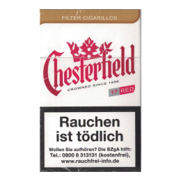 Chesterfield Red King Size Filter Cigarillos 170 St/Stg