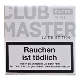 Clubmaster Mini Filter White Edition Sumatra 20St/Pck