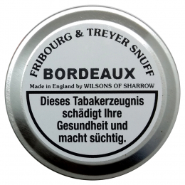 Fribourg & Treyer English Snuff Bordeaux 20g