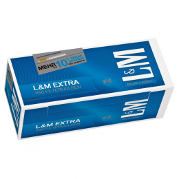 L&M Blue Extra  Zigaretten  Hülsen 250 St/Pck