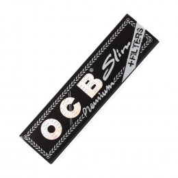 OCB Blättchen Schwarz Slim + Filter Tips 32St/Pck