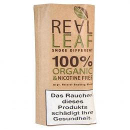 Real Leaf Organic Classic Tabakfreie Kräutermischung 30g