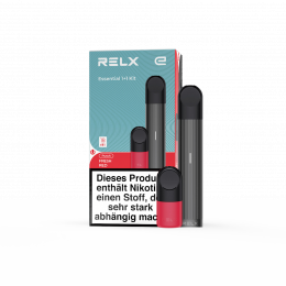 Relx Starterkit Essential Schwarz mit Fresh Red Pod 18mg