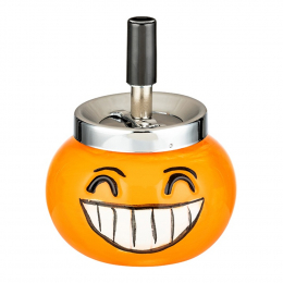 Schleuderaschenbecher Keramik Smiley Motiv 1