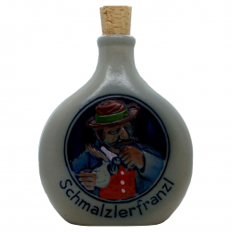 Schnupf Tabak Flasche Steingut Bernard Schmalzlerfranzl Bemalt