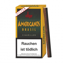 Villiger Americanos Brasil Cigarillos Filter 10 St/Pck