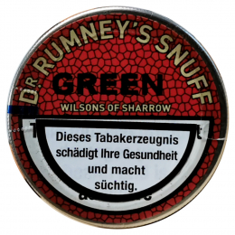 Wilsons of Sharrow Dr. Rumneys Green English Snuff 5g