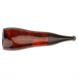 Zigarrenspitze Bruyere orange/black 15mm Bohrung mit Stoffbeutel