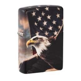 Zippo color 540° Eagle USA Flag