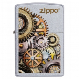 Zippo Metallic Gears Design