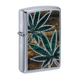 Zippo Motiv Cannabis Design Two