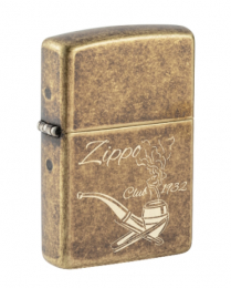 Zippo Pipe Antique Brass