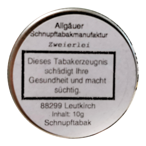 Allgäuer Schnupfmanufaktur Zweierlei