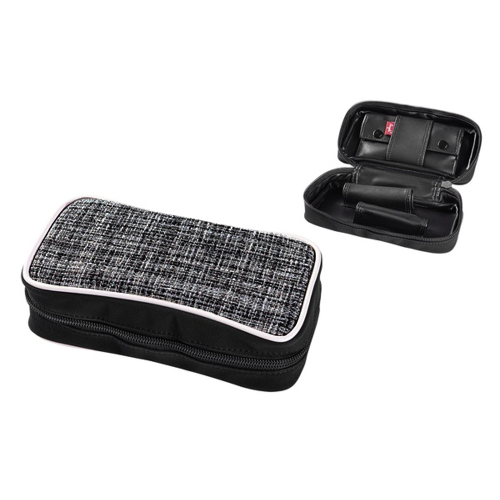 Angelo Pfeifentasche Karo-Schwarz Dunkel 2er