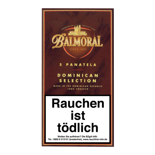 Balmoral  Dominican Selection  Panatela  5 St/Pck