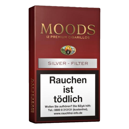 Dannemann Moods Silver Filter 12 St/Pck