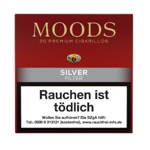 Dannemann Moods Silver Filter 20 St/Pck