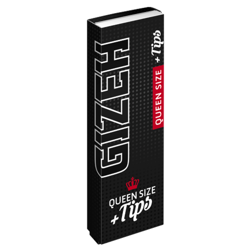 Gizeh Black Extra Fine Queen Size + Tips 50 St/Pck