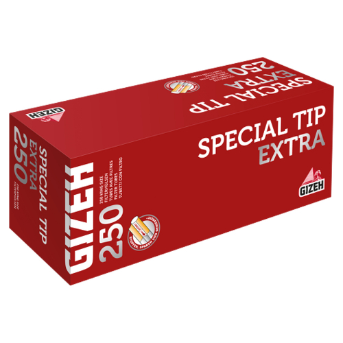 Gizeh Special Tip Extra  Zigaretten Hülsen  250 St/Pck