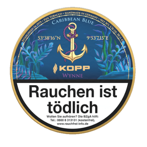 Kopp Caribbean Blue Wynne 50g