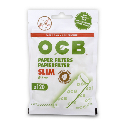 OCB Slim Filter Papier 6mm 120 St/Pck