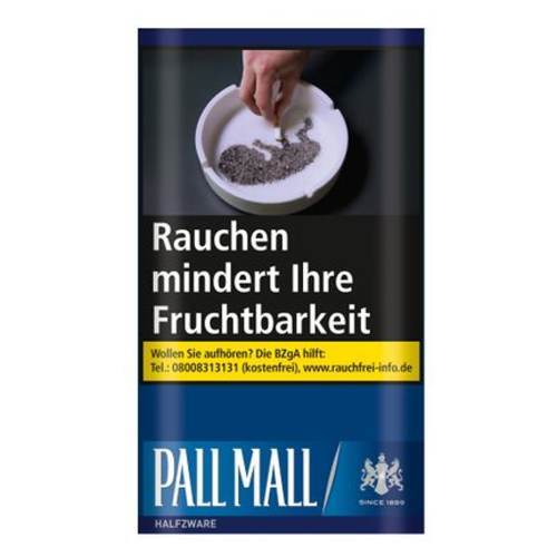 Pall Mall Blue Halfzware Rolling Tobacco 30g