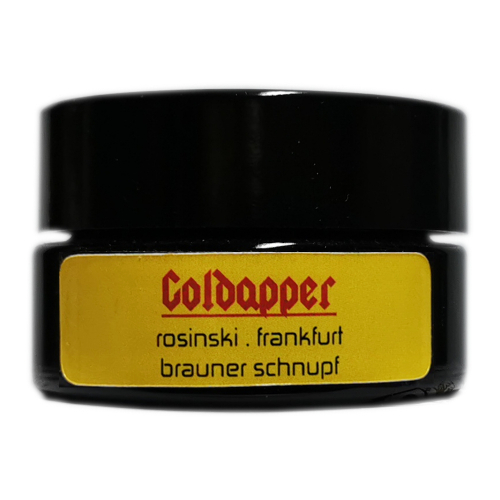 Rosinski Schnupf Dose Leer Goldapper 15ml