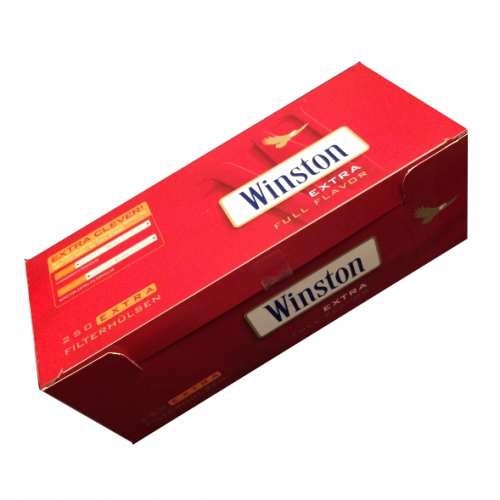 Winston Extra  Zigaretten  Hülsen 250 St/Pck