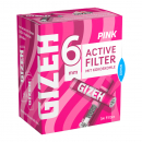 Gizeh Filter Pink Active 6mm 34 St/Pck